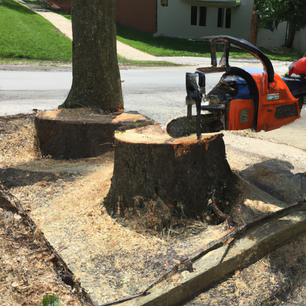 Stump Grinding and Removal in Dubuque