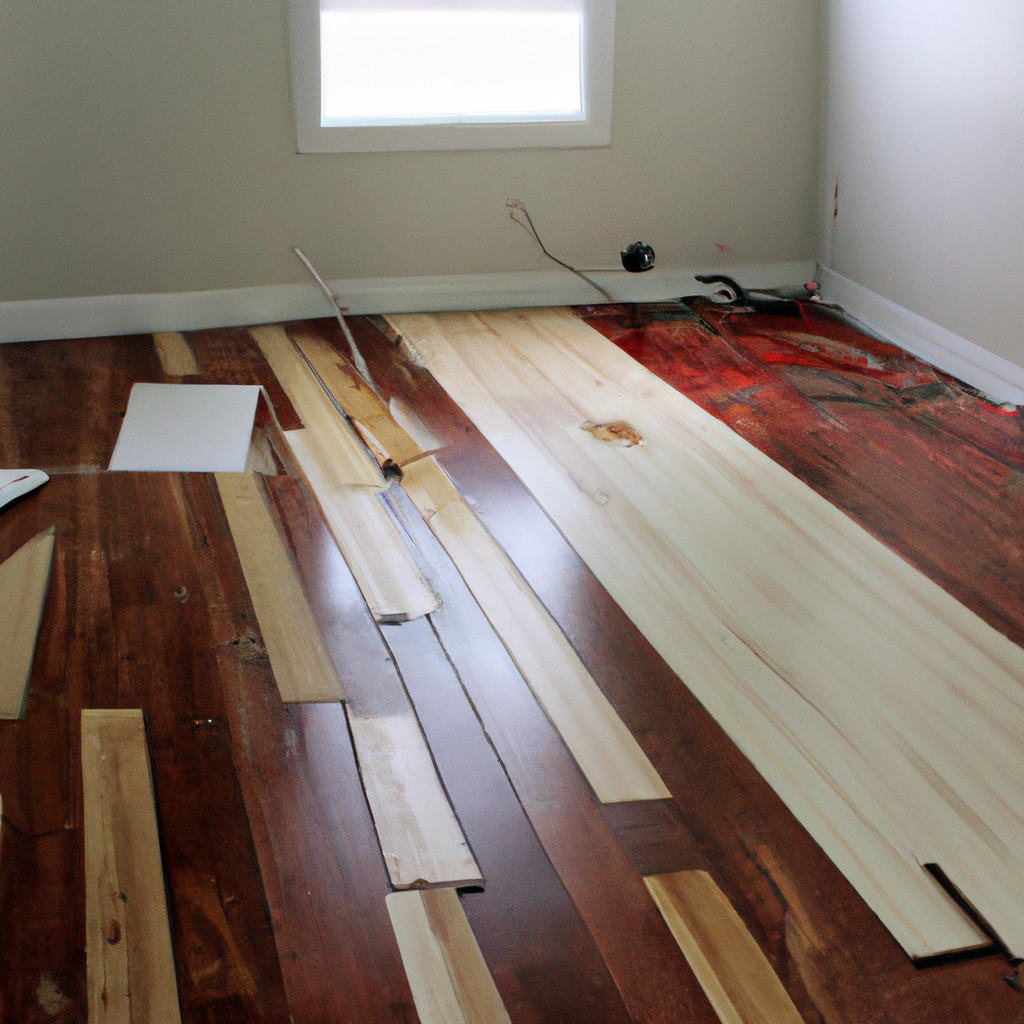 Hardwood floor installation