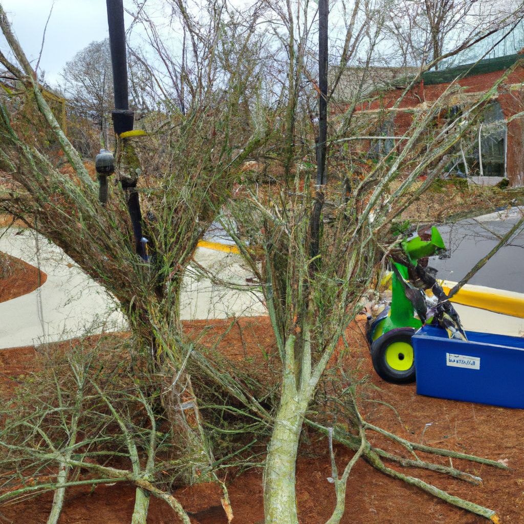 Tree trimming in Blacksburg