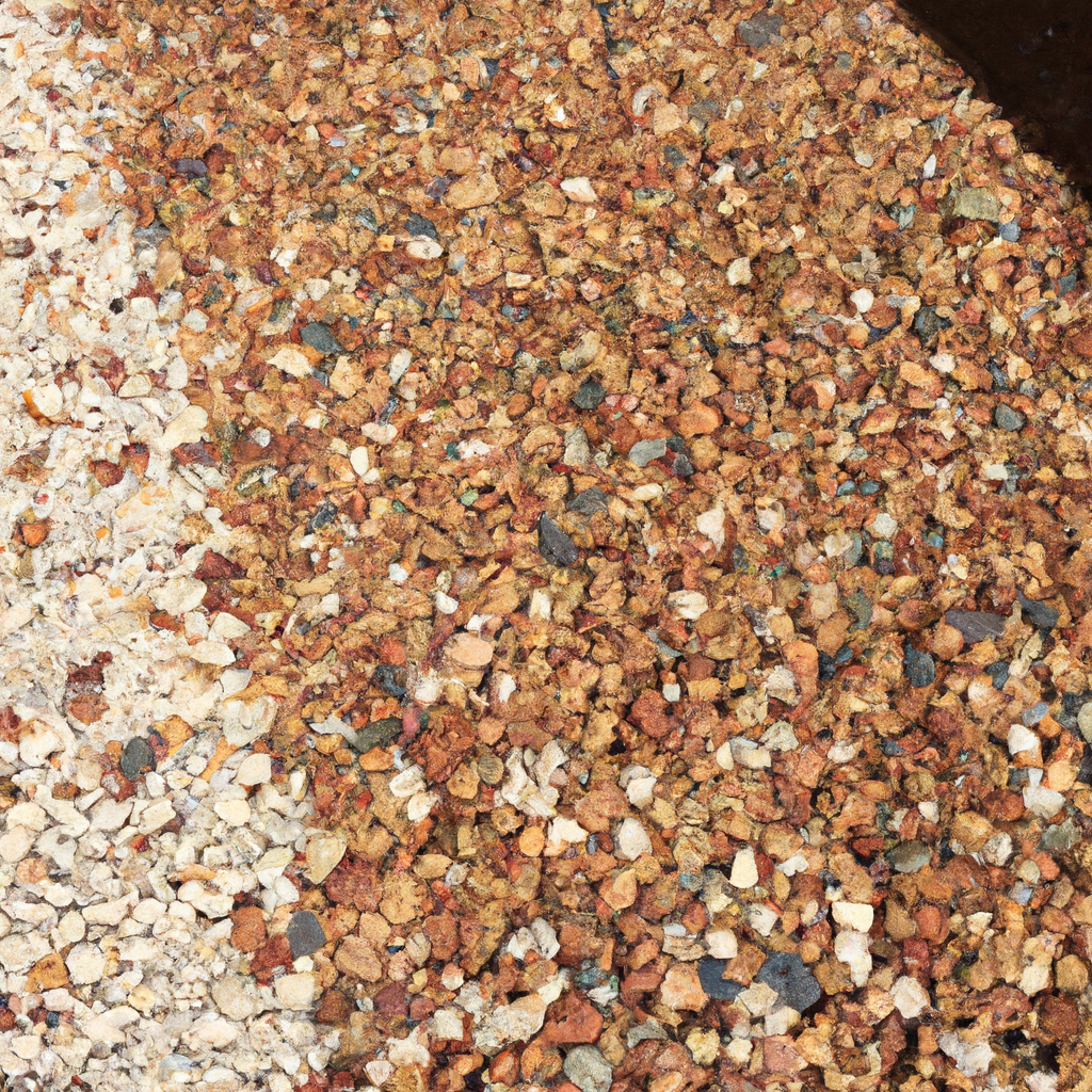 Exposed aggregate patio