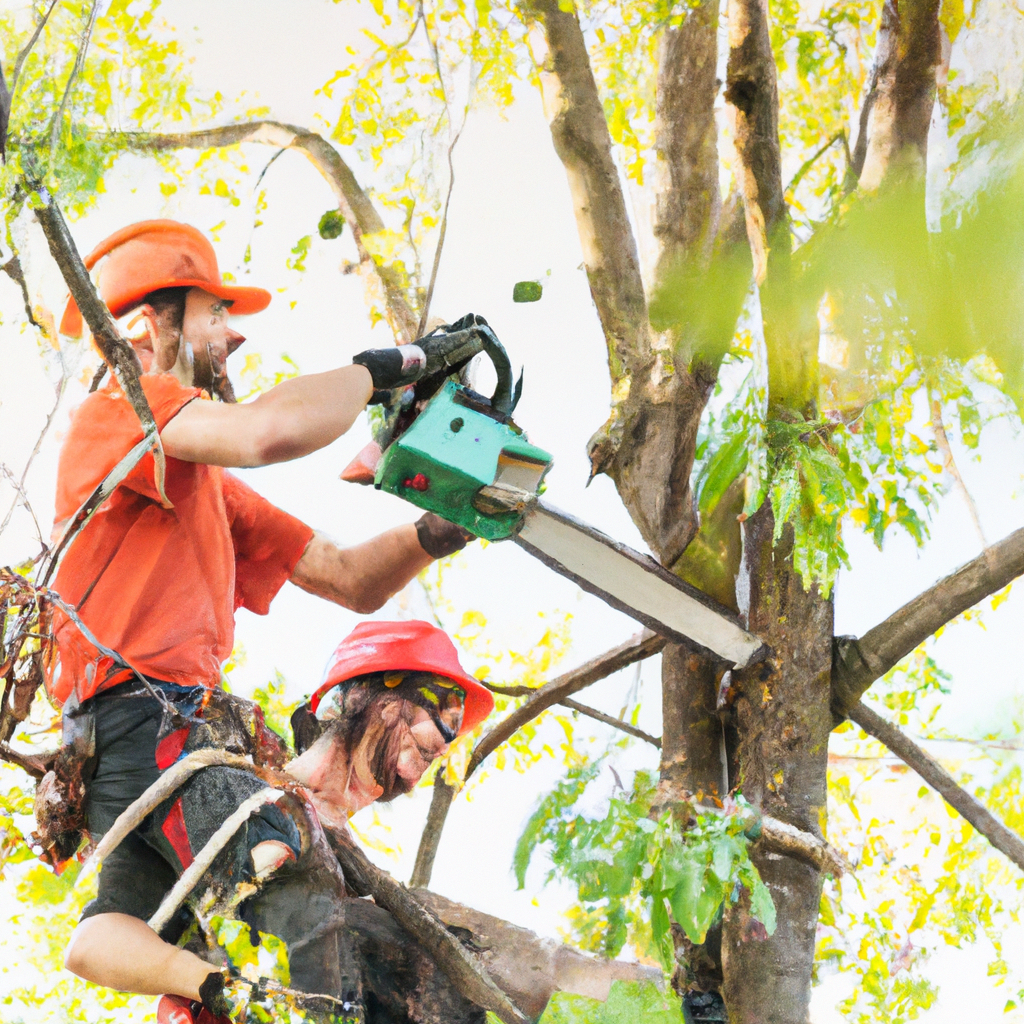 Professional tree trimming service