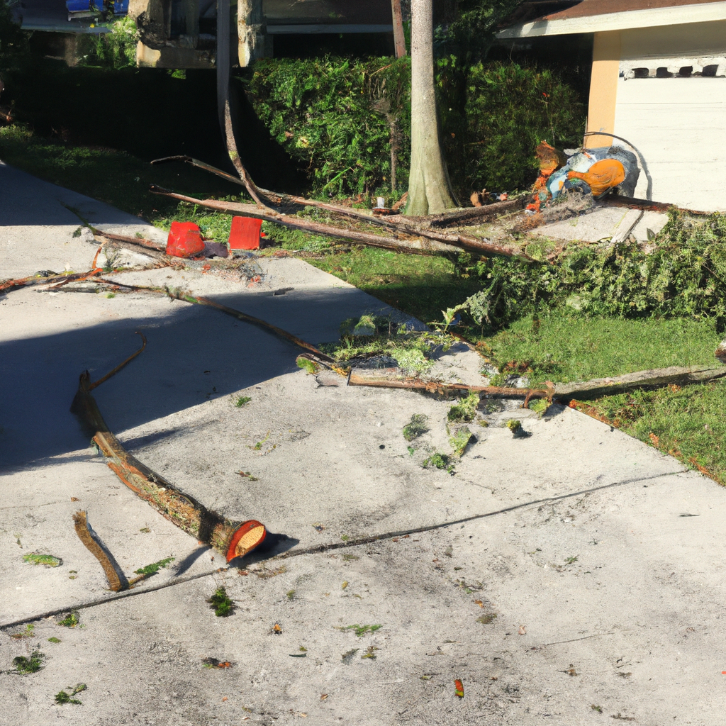 Storm damage cleanup in Tamarac
