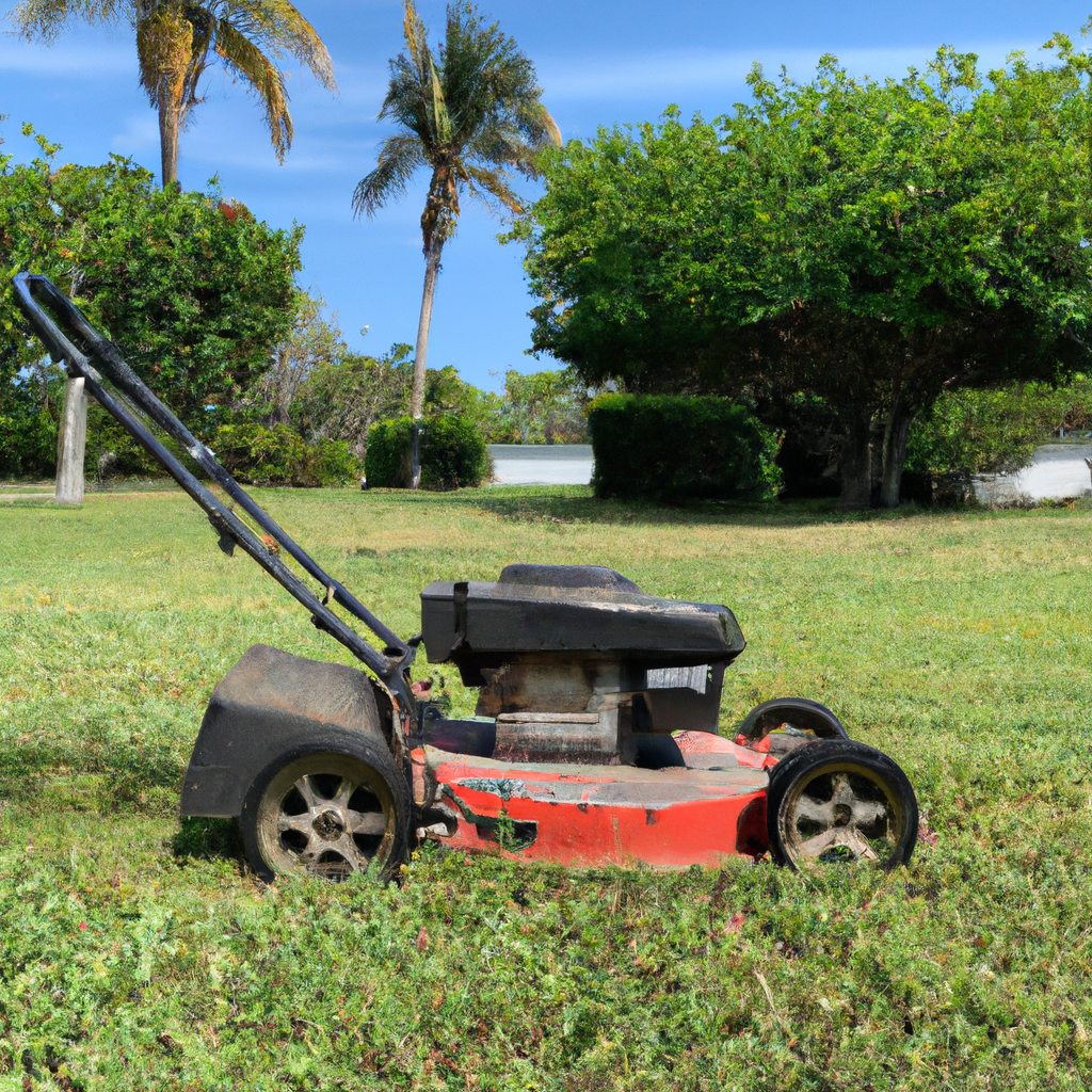 Lawn mowing service in Miami