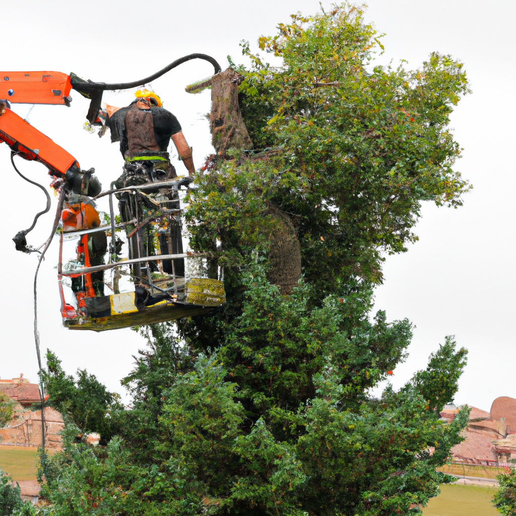 Professional tree trimming in Castle Rock