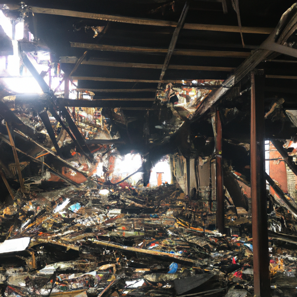 Roof clearing in Gary