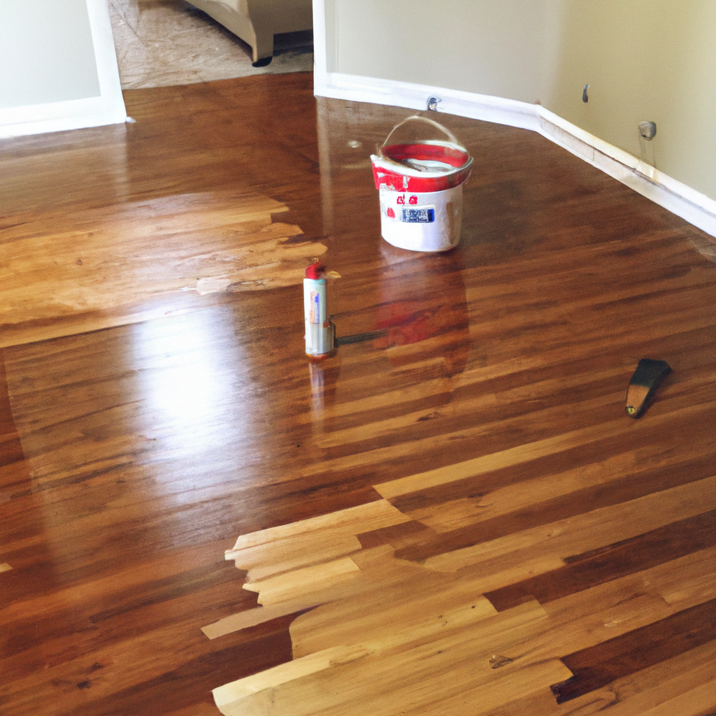 Hardwood floor refinishing in Rocklin