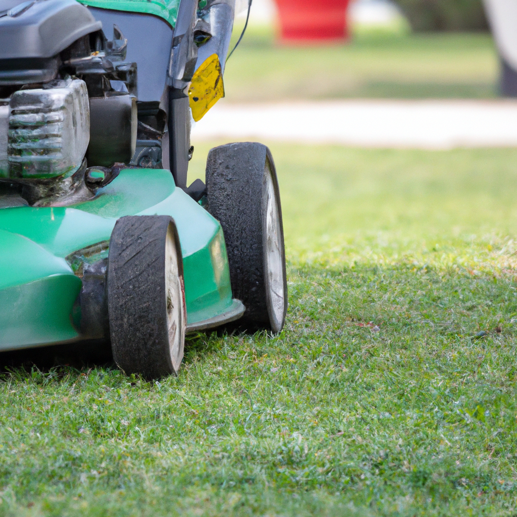 Professional lawn mowing service