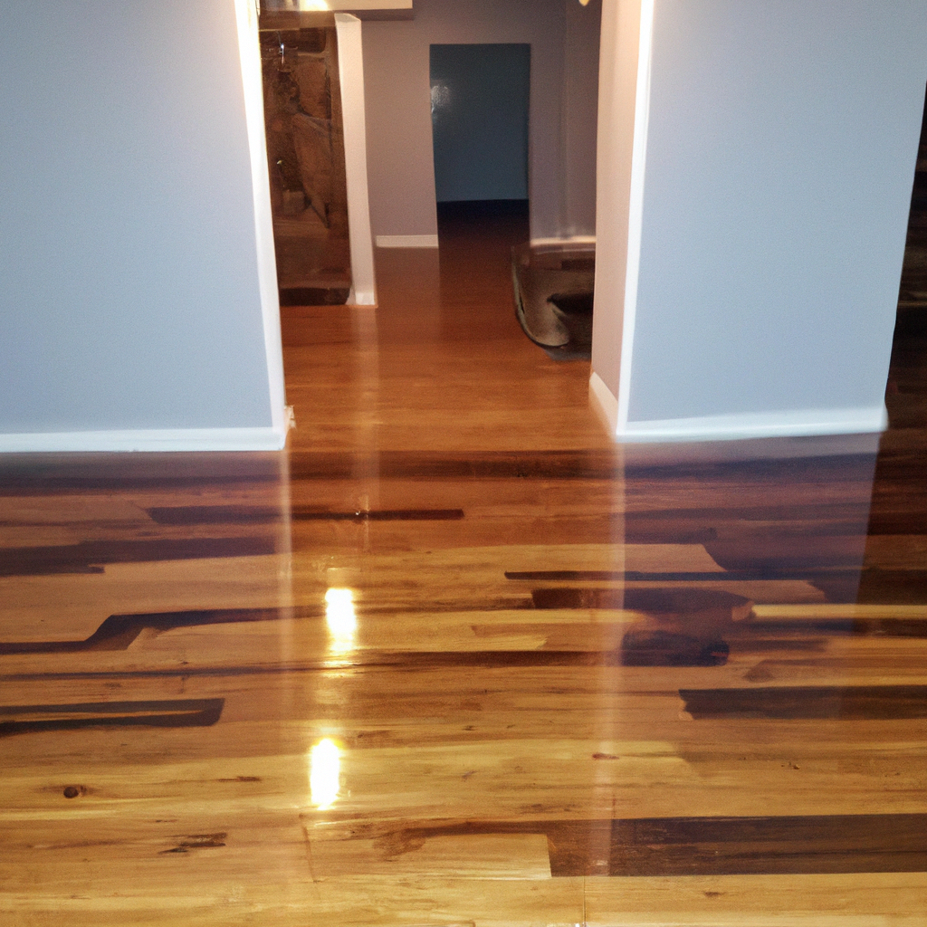 Hardwood floor refinishing in Centreville