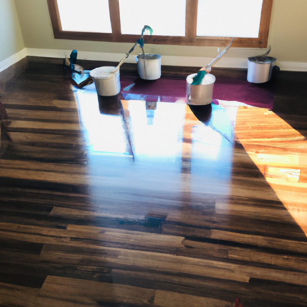 Hardwood floor refinishing in Sherman