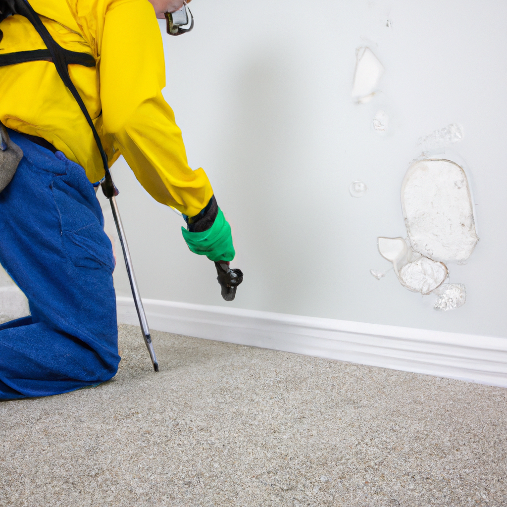 Mold remediation professional