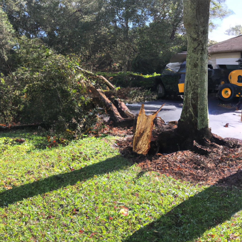Fallen tree removal in Tamarac