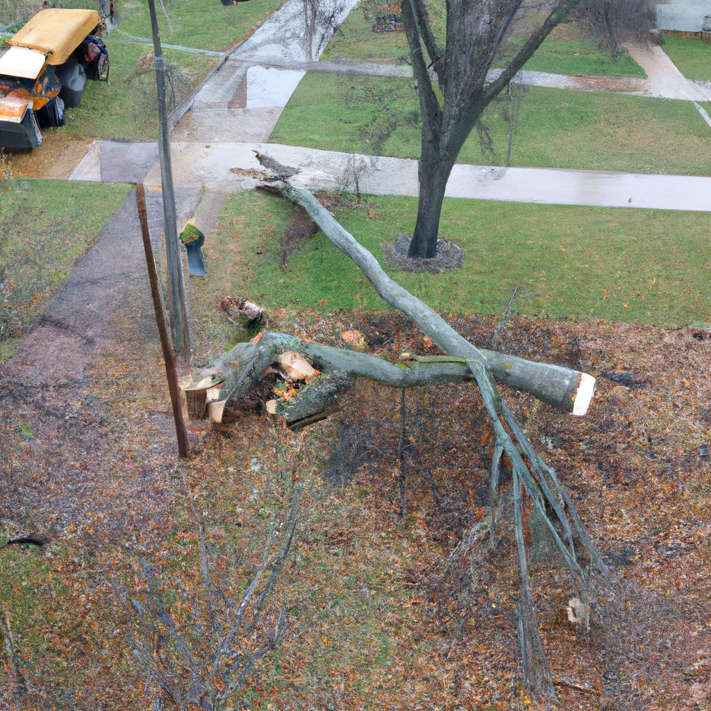 Emergency tree removal in Woodbury