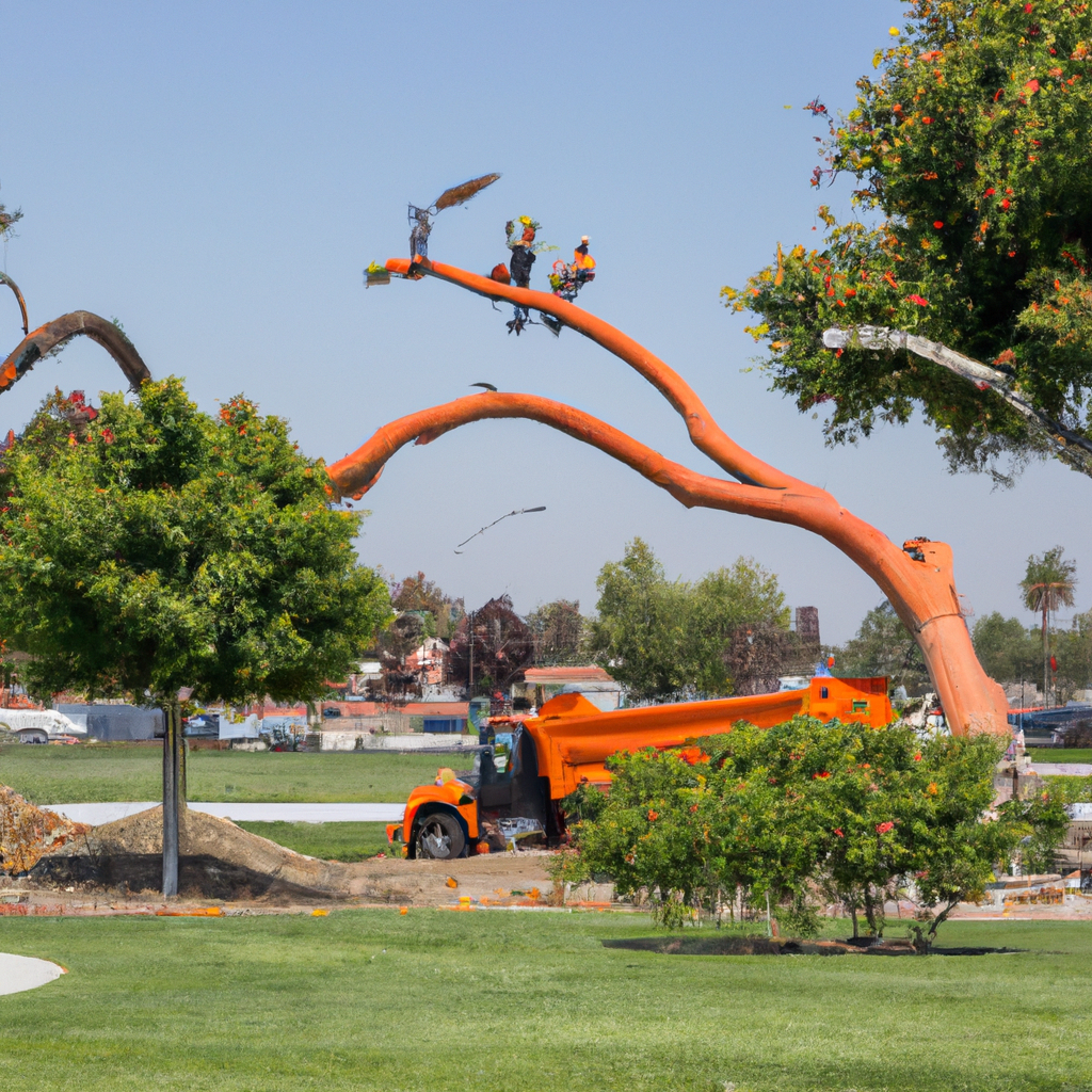 Tree trimming in Baldwin Park