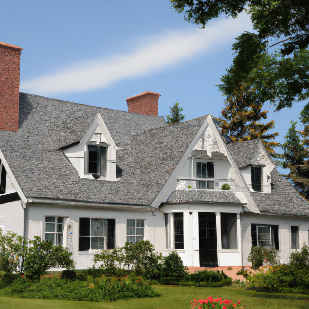 Beautiful home with metal roofing installation