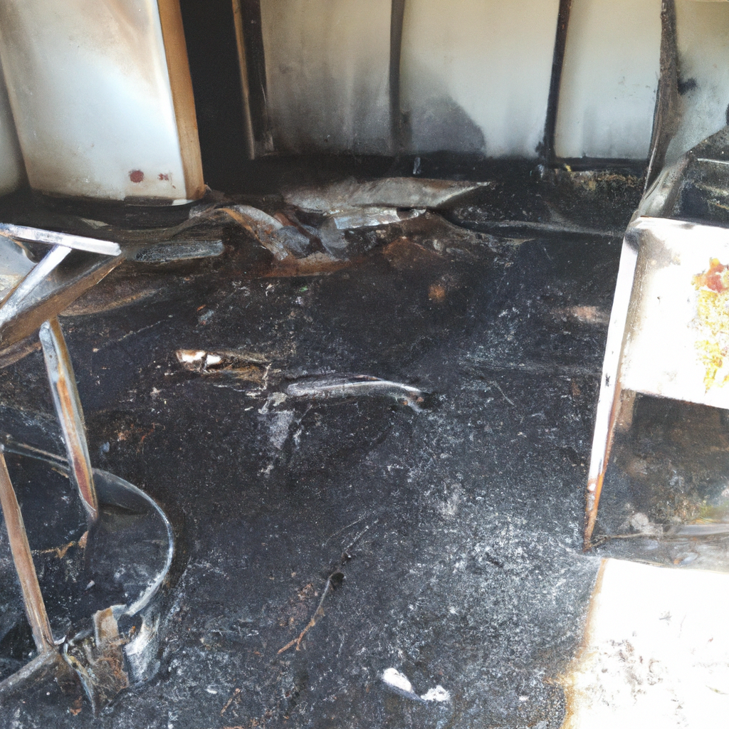 Fire damage cleanup Bliss Corner