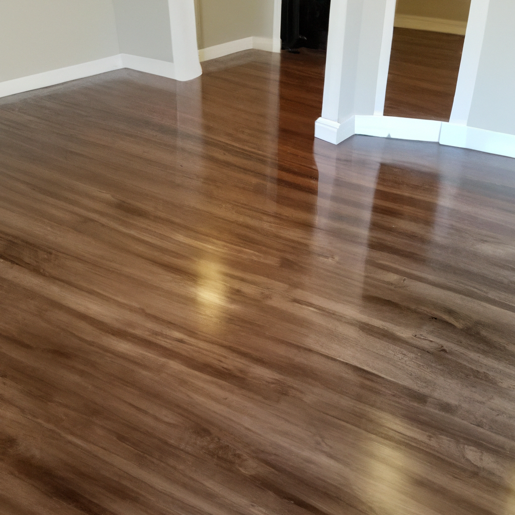 Hardwood floor refinishing in Porterville