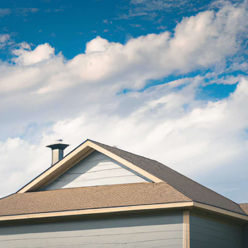 Home with newly replaced metal roof