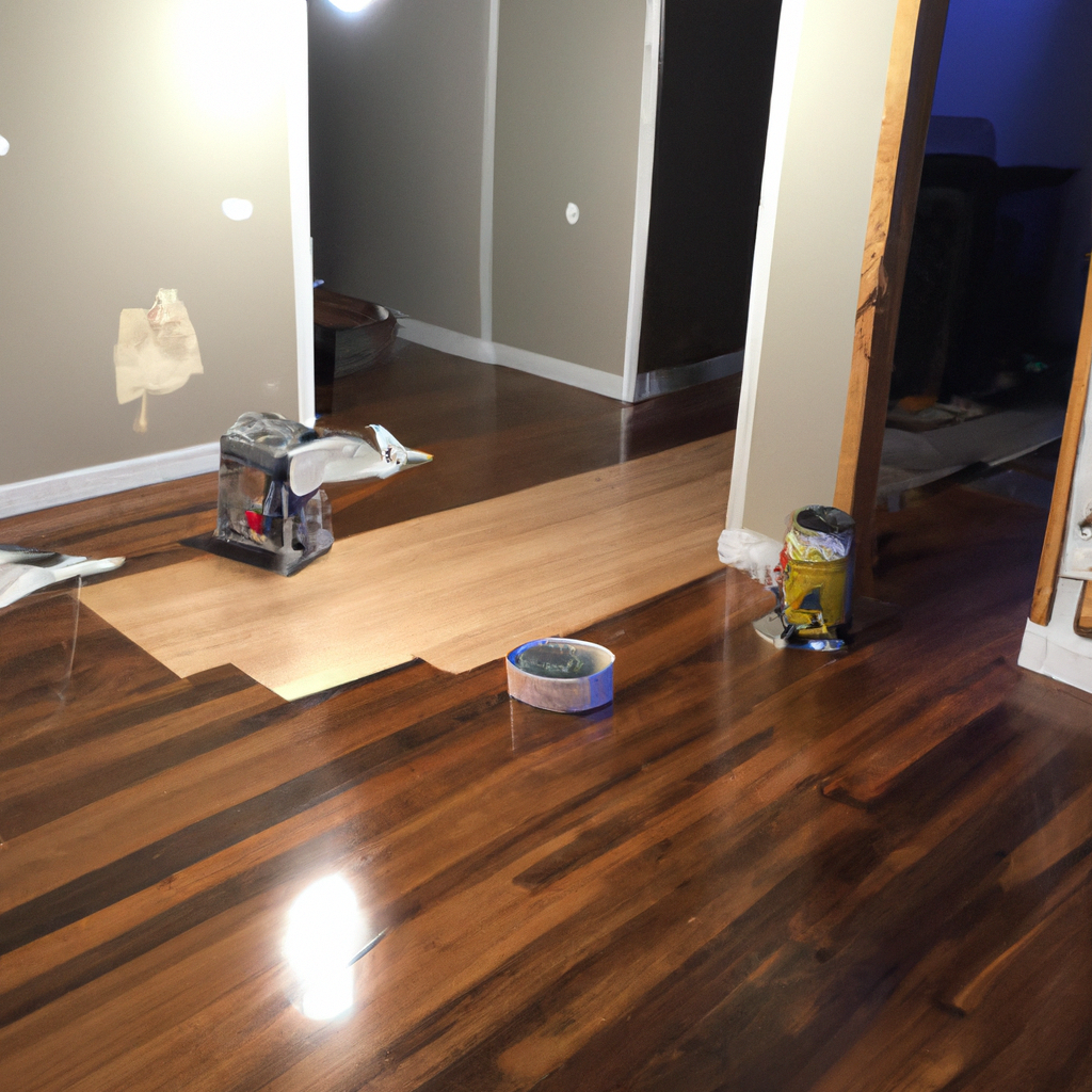 Hardwood floor refinishing in Pittsburg