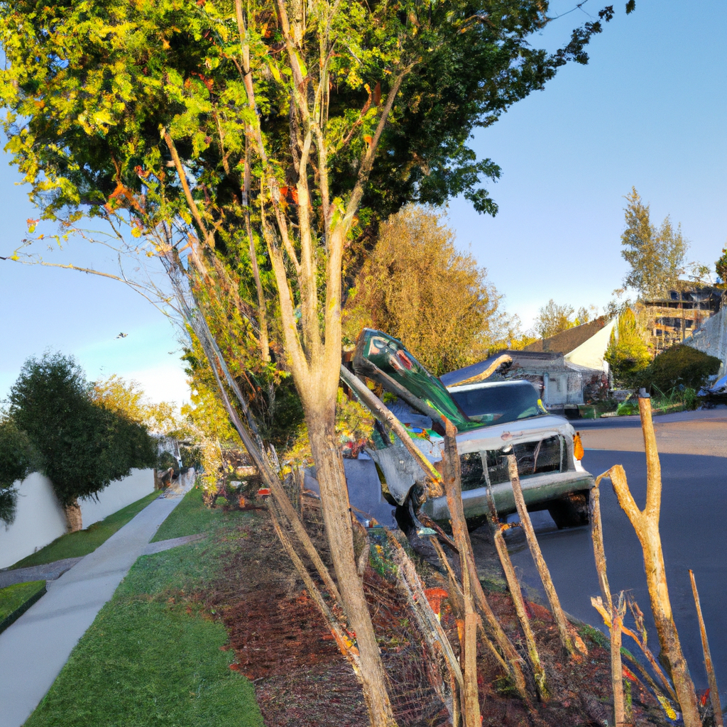 Tree trimming in Lodi