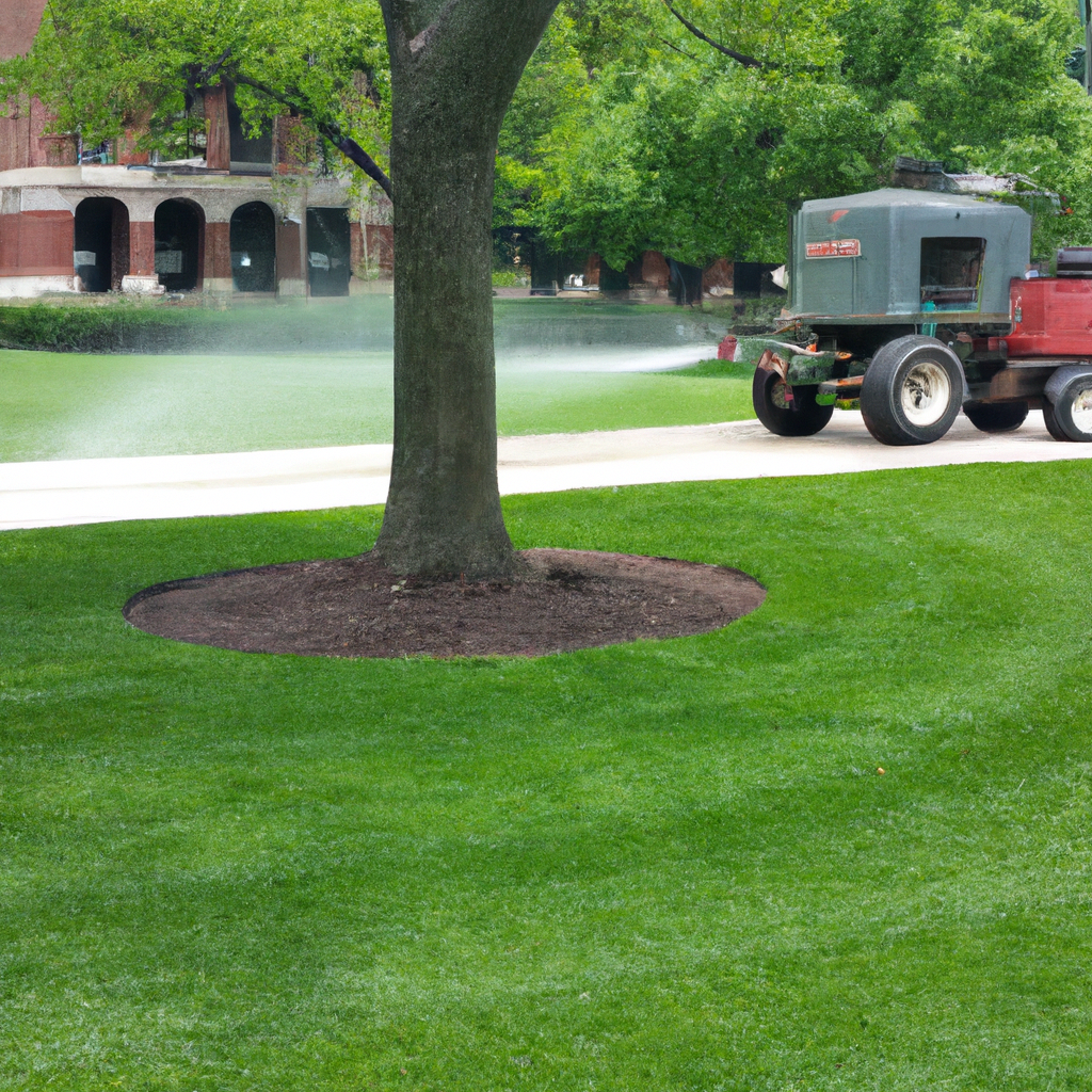Lawn aeration in Chicago