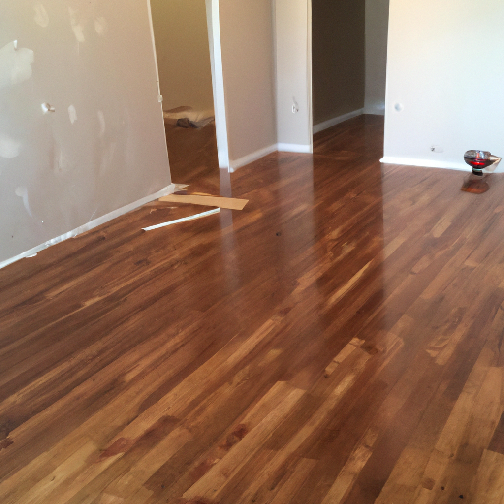 Hardwood floor refinishing in Maricopa