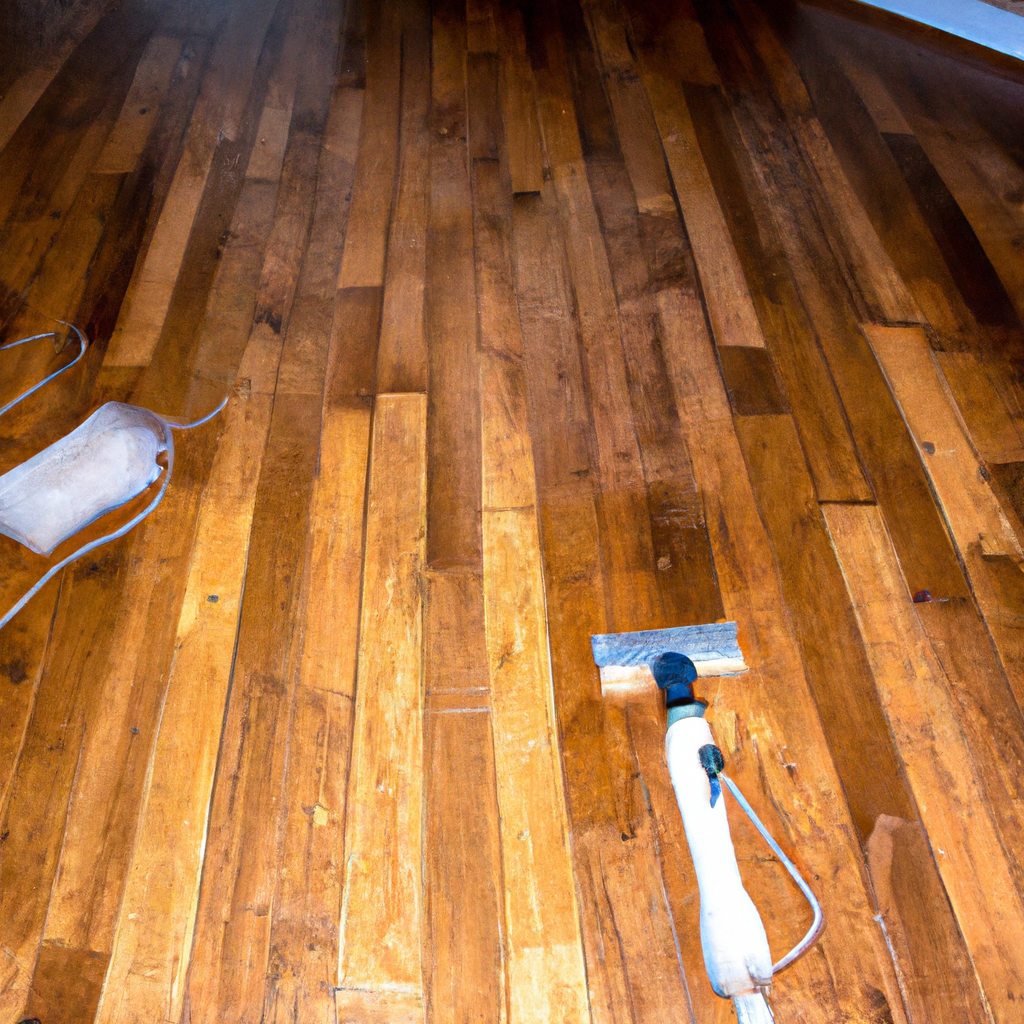 Hardwood floor refinishing process